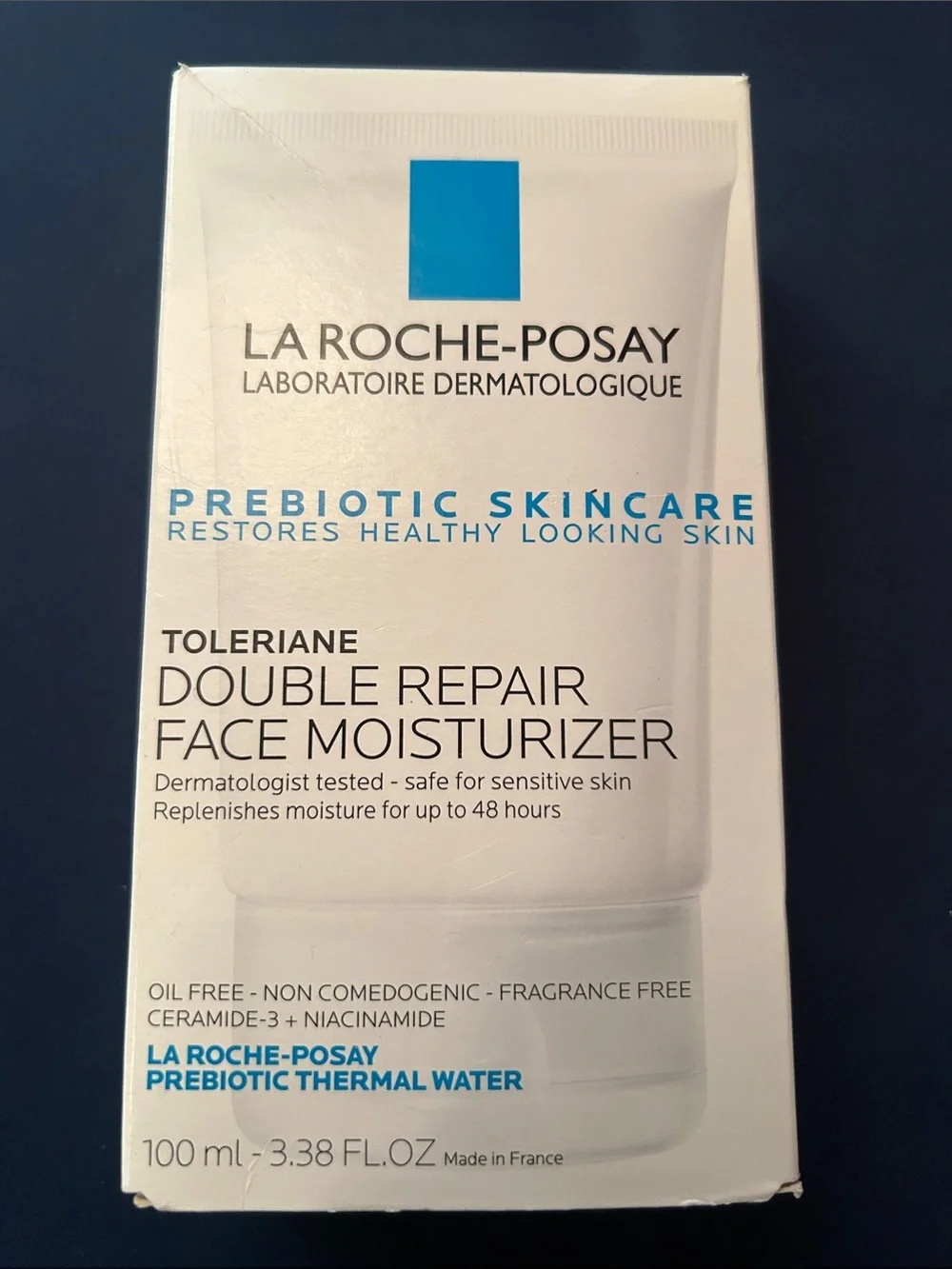 Toleriane Double Repair Face Moisturizer - White/Blue